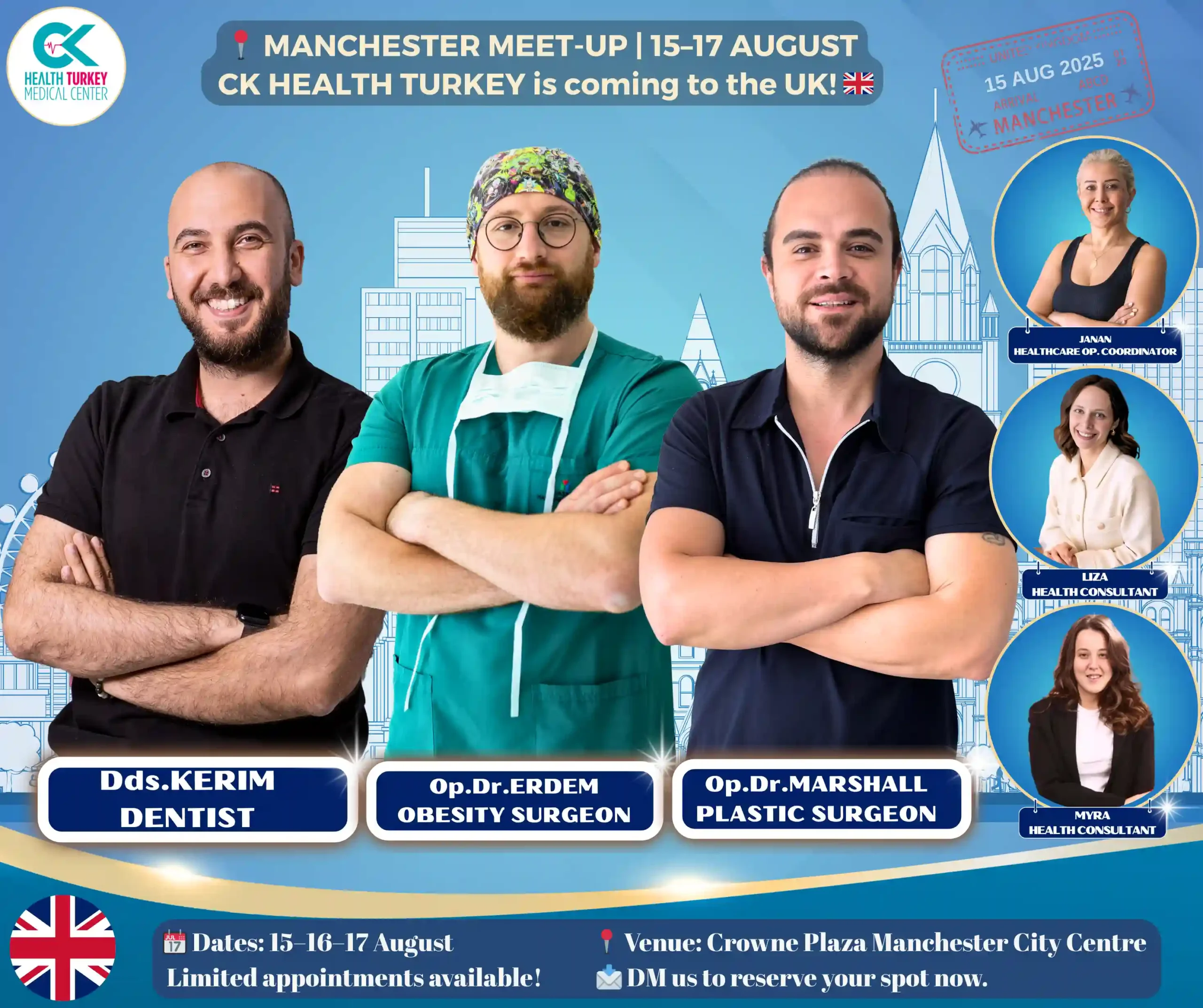 CK Health Turkey Manchester Meet-up: 15-17 August Event Highlights
