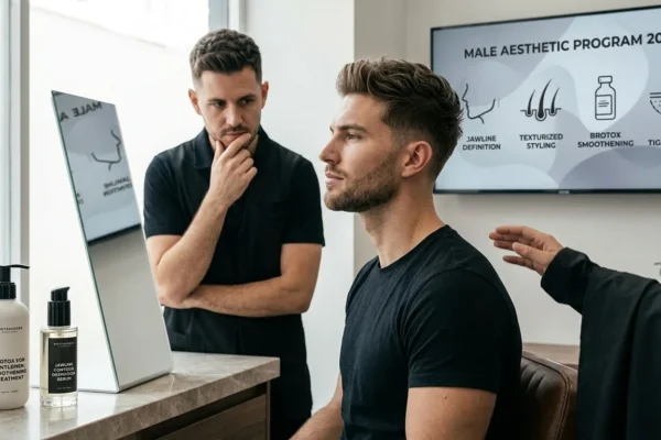 Top Male Aesthetic Trends 2026: Jawline, Hair & Brotox