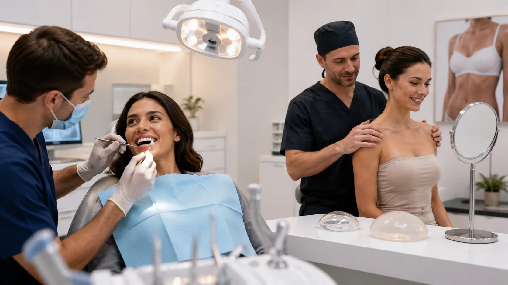 dental treatment and plastic surgery in the same trip