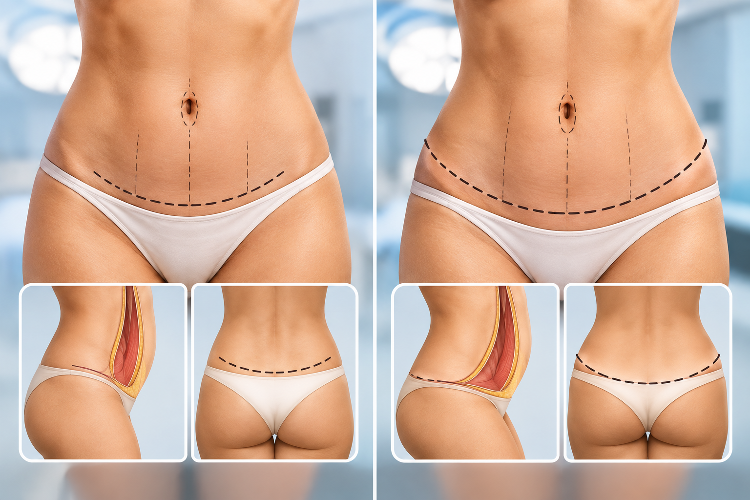 Extended Tummy Tuck vs Standard Tummy Tuck: Differences